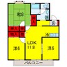 内房線/五井駅 徒歩26分 1階 築34年 3LDKの間取り
