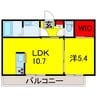 内房線/八幡宿駅 徒歩16分 3階 築9年 1LDKの間取り