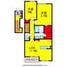 アメニティ前川 2LDKの間取り