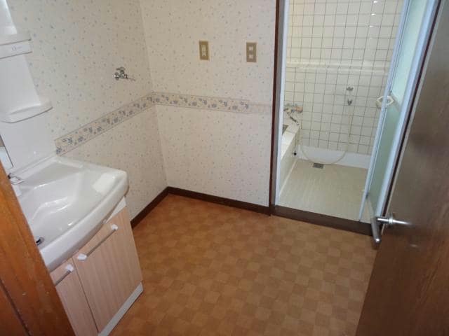 脱衣所 江子田貸家