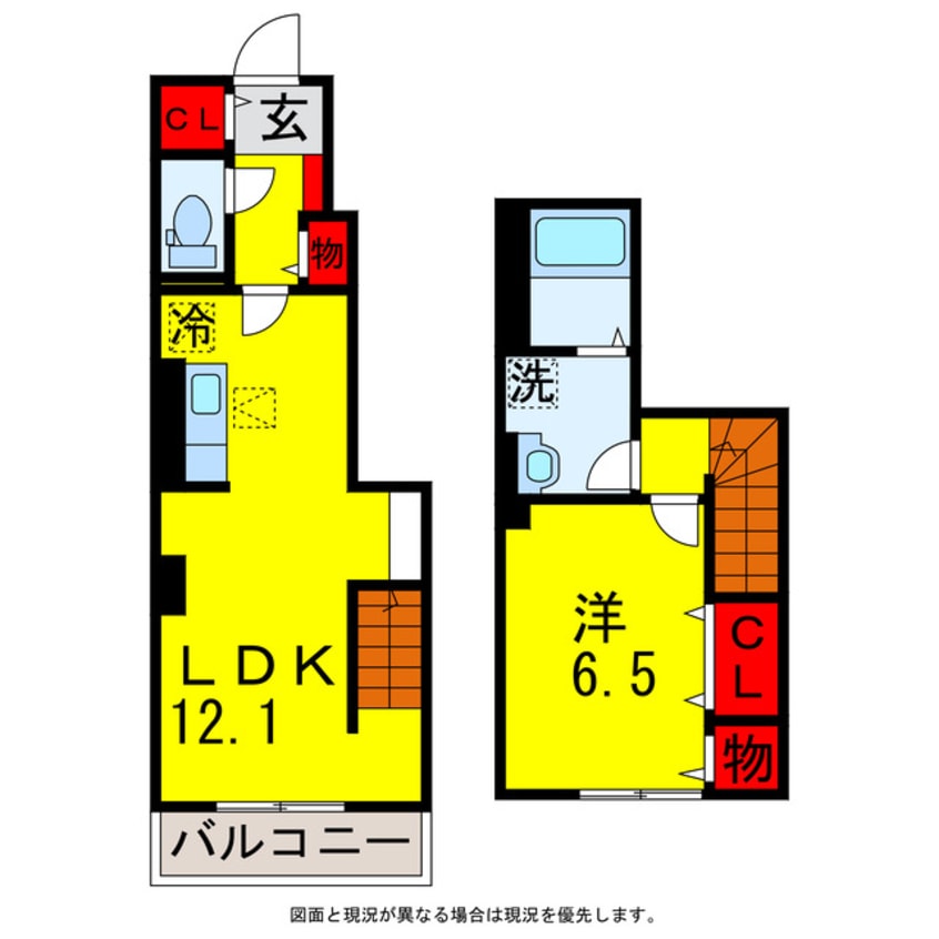 間取図 内房線/姉ケ崎駅 徒歩15分 1-2階 築8年