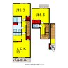 内房線/姉ケ崎駅 徒歩15分 1-2階 築7年 2LDKの間取り