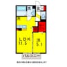 内房線/五井駅 バス:16分:停歩4分 2階 築7年 1LDKの間取り