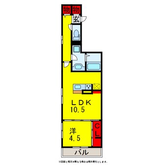 間取図 内房線/姉ケ崎駅 徒歩14分 3階 築7年