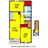 グレイス　ヴィラⅠ 2LDKの間取り
