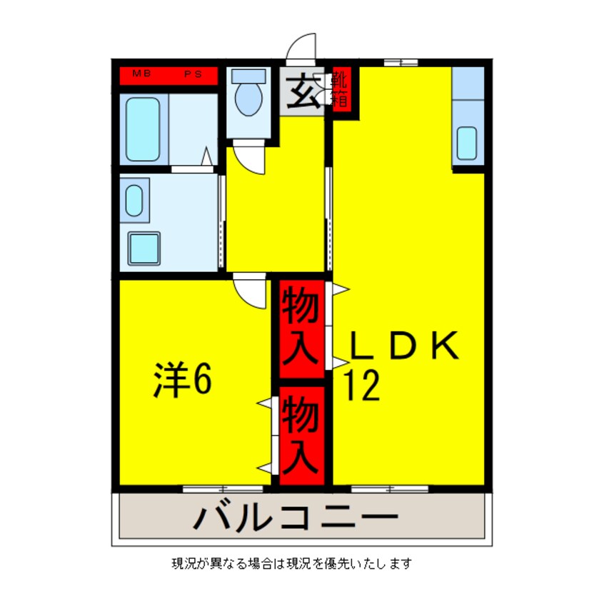 間取図 内房線/八幡宿駅 バス8分郡本下車:停歩1分 2階 築18年