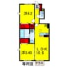 内房線/五井駅 徒歩16分 1階 築5年 2LDKの間取り