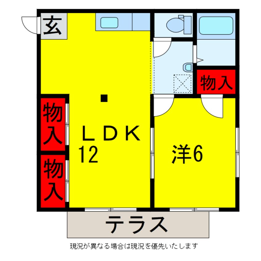 間取図 内房線/姉ケ崎駅 バス13分西小学校入口前下車:停歩1分 1階 築32年