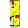 内房線/五井駅 徒歩11分 3階 築4年 2LDKの間取り