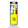 フェリーチェ五井 1Kの間取り