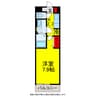 フェリーチェ五井 1Kの間取り