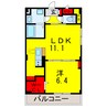 内房線/五井駅 徒歩31分 2階 築3年 1LDKの間取り
