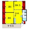 外房線/茂原駅 徒歩11分 1階 築38年 3DKの間取り