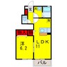 内房線/五井駅 徒歩17分 1階 築12年 1LDKの間取り