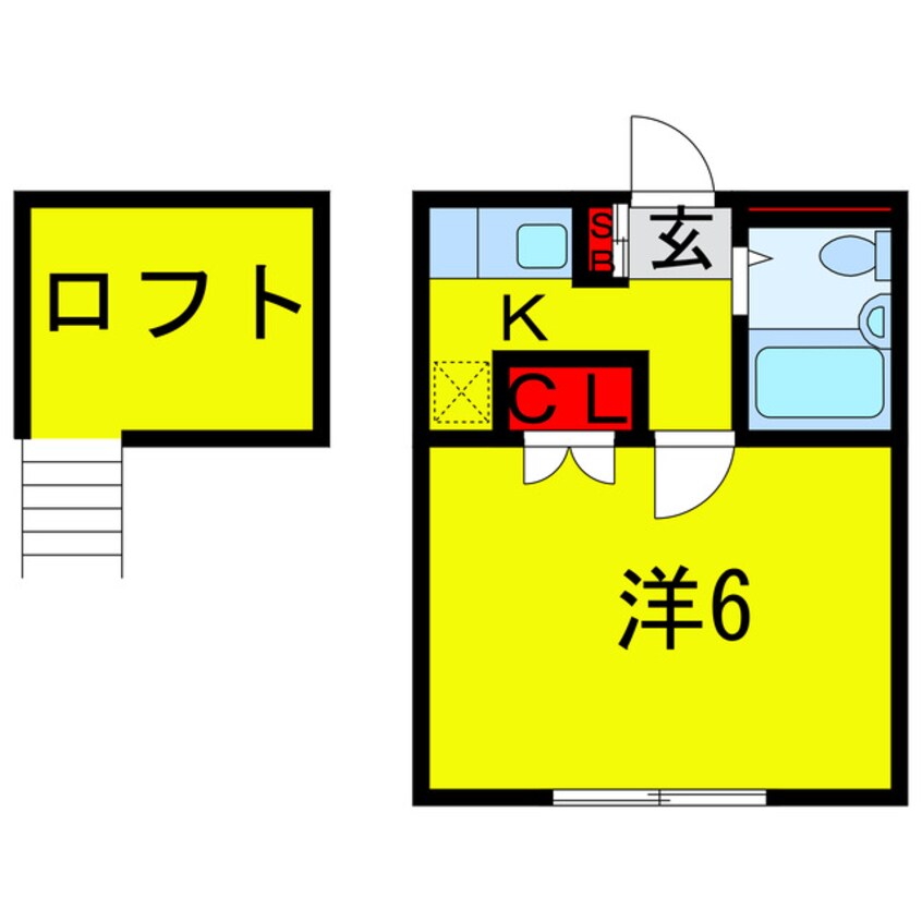 間取図 外房線/新茂原駅 徒歩9分 2階 築34年