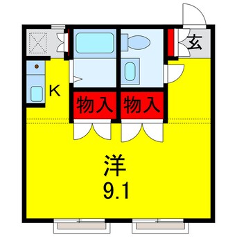 間取図 京成千葉線・千原線/ちはら台駅 車移動　10分3km 1階 築35年