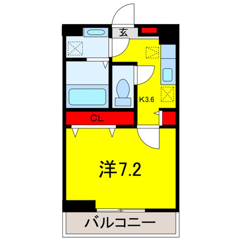 間取図 ココ　アムール