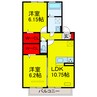外房線/誉田駅 車移動 1階 築3年 2LDKの間取り