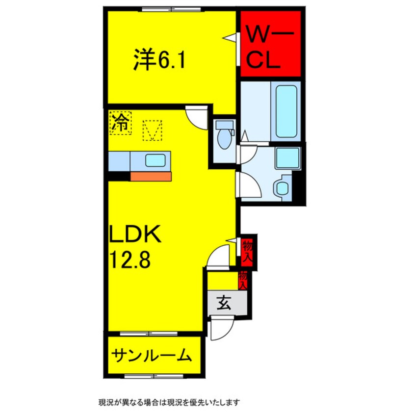 間取図 内房線/姉ケ崎駅 バス7分迎田住宅下車:停歩13分 1階 築1年