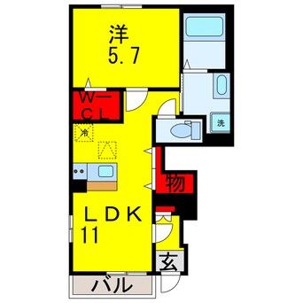 間取図 内房線/姉ケ崎駅 バス6分白塚停下車:停歩2分 1階 築1年