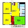 内房線/姉ケ崎駅 徒歩31分 2階 築30年 3DKの間取り