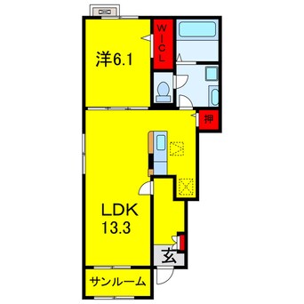 間取図 ルミエールB