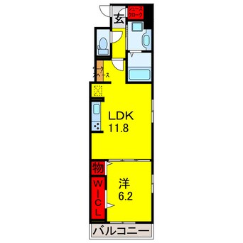 間取図 内房線/五井駅 徒歩4分 1階 1年未満