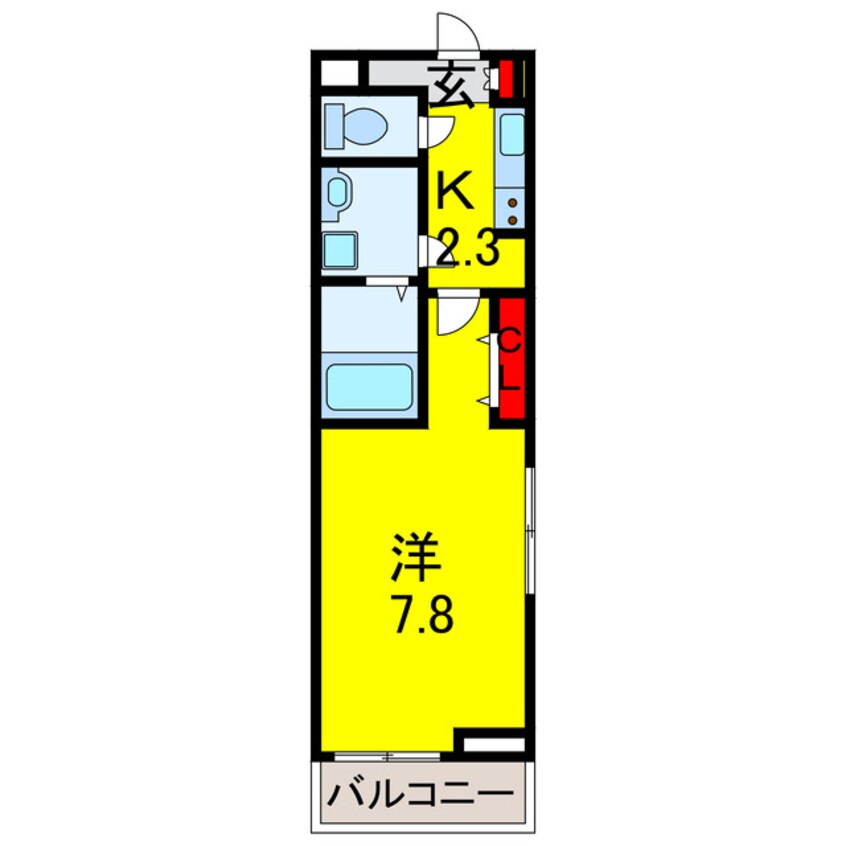 間取図 内房線/姉ケ崎駅 徒歩13分 2階 築2年