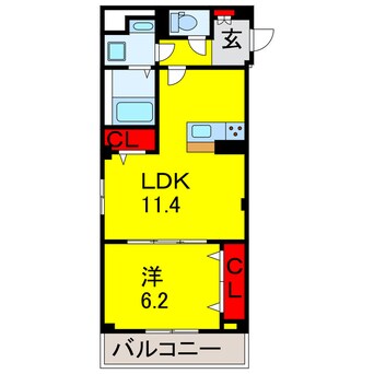 間取図 内房線/浜野駅 徒歩17分 2階 1年未満