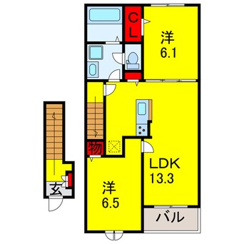 間取図 内房線/姉ケ崎駅 徒歩18分 2階 建築中