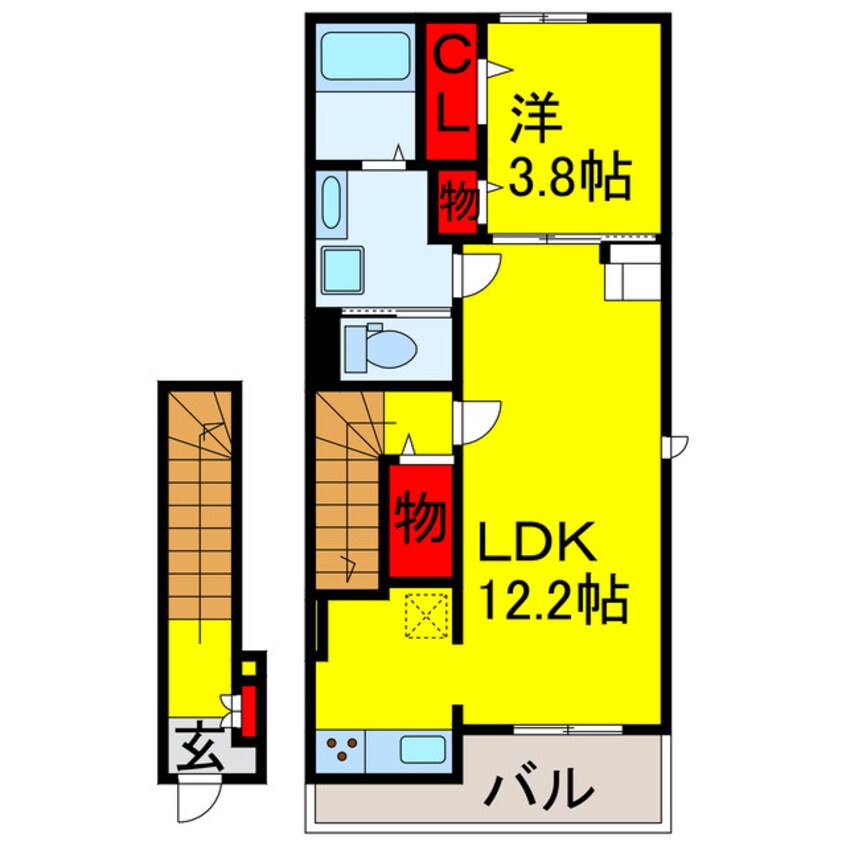 間取図 内房線/八幡宿駅 徒歩8分 2階 建築中