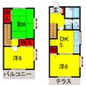 外房線/茂原駅 徒歩20分 1-2階 築33年 3DKの間取り