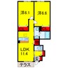 内房線/五井駅 徒歩26分 1階 1年未満 2LDKの間取り