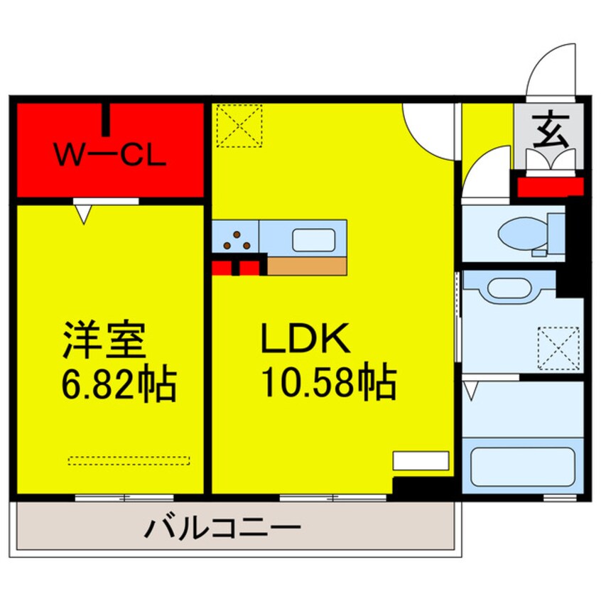 間取図 外房線/誉田駅 徒歩40分 3階 築4年