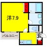 ジーメゾンヒルズ五井中央西 1Kの間取り