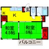 ＫＹＳ市原 2Kの間取り