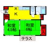 ＫＹＳ市原 2Kの間取り