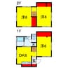 「市原市馬立２」貸家 3DKの間取り