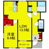 グレイスレジデンス 1LDKの間取り