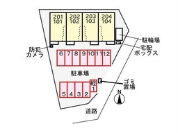 駐車場　敷地図