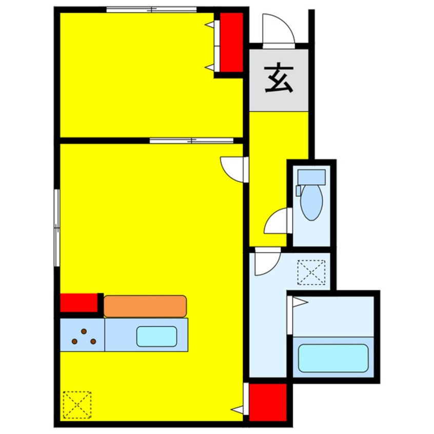 間取図 市原市アパート