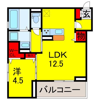 間取図 レ・セーナ八幡