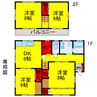 西国吉貸家 4DK+Sの間取り