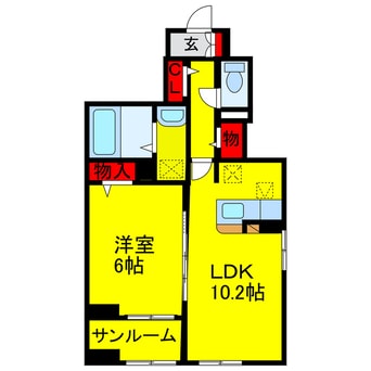 間取図 アヴァンセⅢ