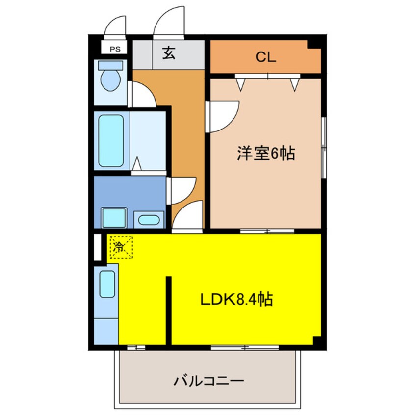 間取図 メゾン・ジャンティ