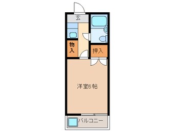 間取図 丸善コーポ