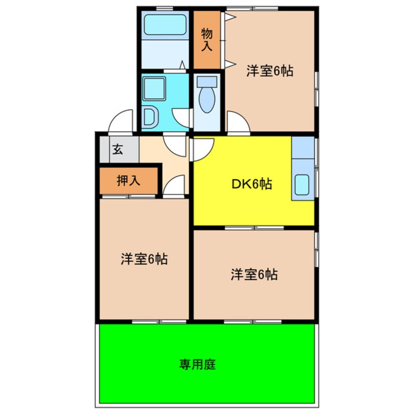 間取図 きららハイツ