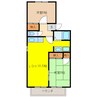 プルミエール 2LDKの間取り