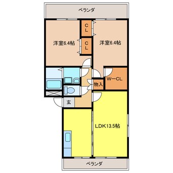 間取図 ファミーユ・レイ