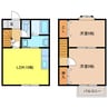 アイリス江南 2LDKの間取り